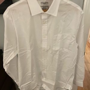 NWT 1905 Collection Slim Fit Spread Collar Dress Shirt with brrr°® comfort